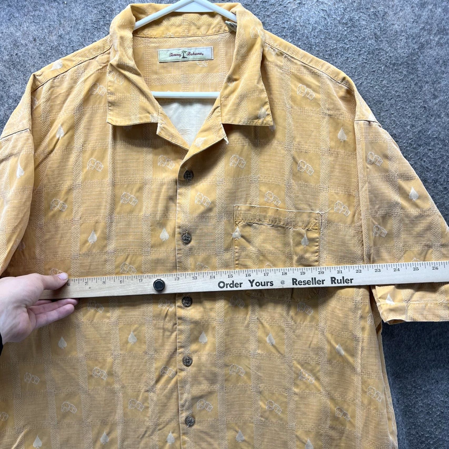 Tommy Bahama VINTAGE Tommy Bahama Shirt Mens XL Yellow Silk Camp Casino Poker Cards Gambling Shirt Mens XL Yellow Silk Camp Casino Poker Cards Gambling Size US XL / EU 56 / 4 - 4 Thumbnail