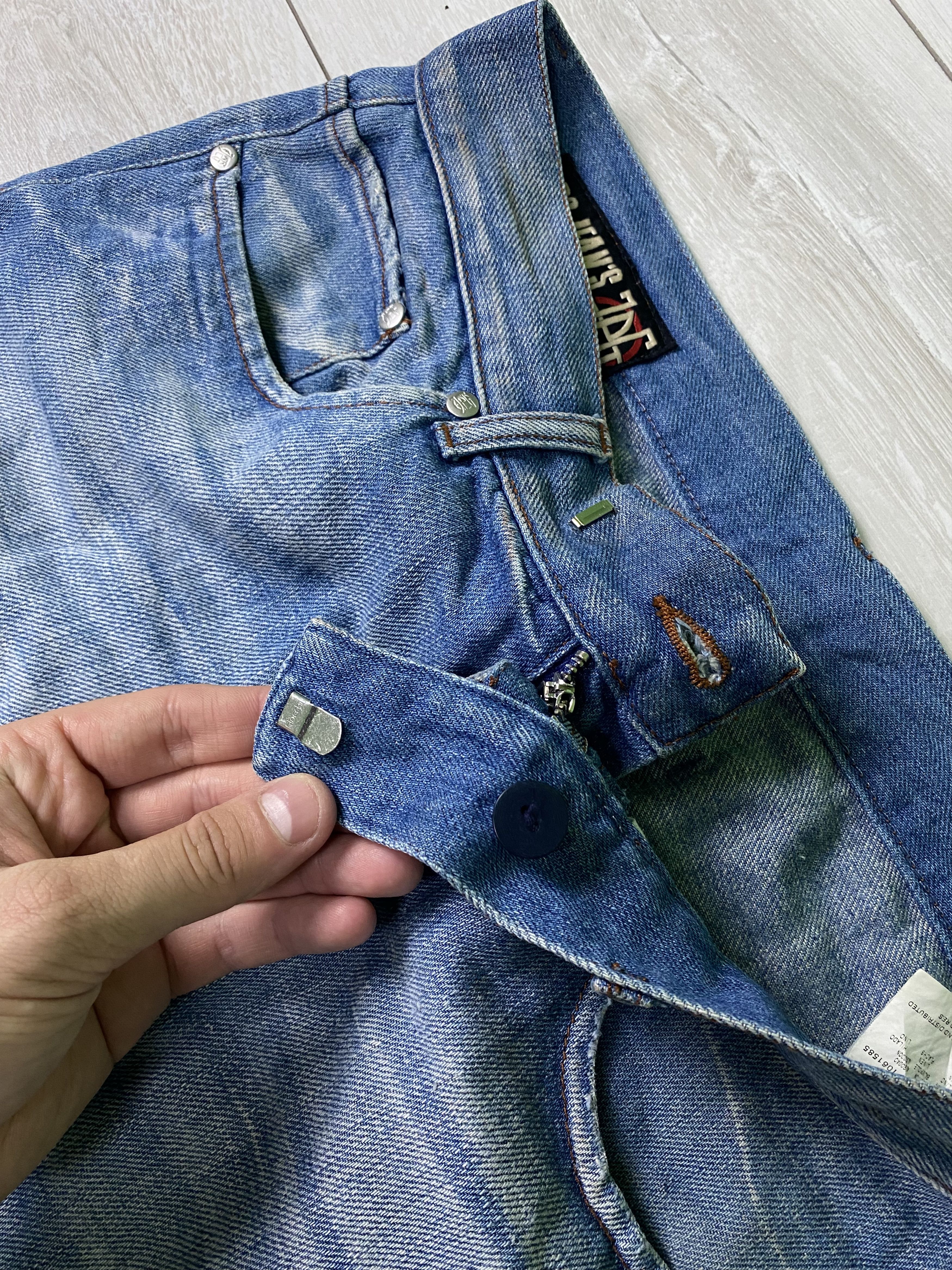 Jean Paul Gaultier Vintage Jean Paul Gaultier 90s straight blue jeans sz 32 Size US 32 / EU 48 - 5 Thumbnail