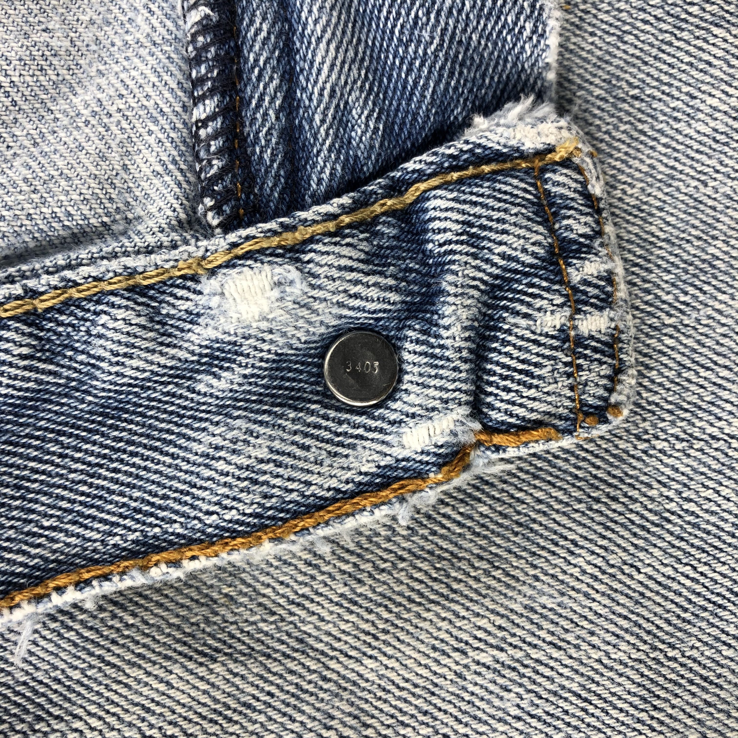 Levi's Vintage 90s Light Wash Levis 550 Jeans-J1227 Size US 42 / EU 58 - 11 Thumbnail