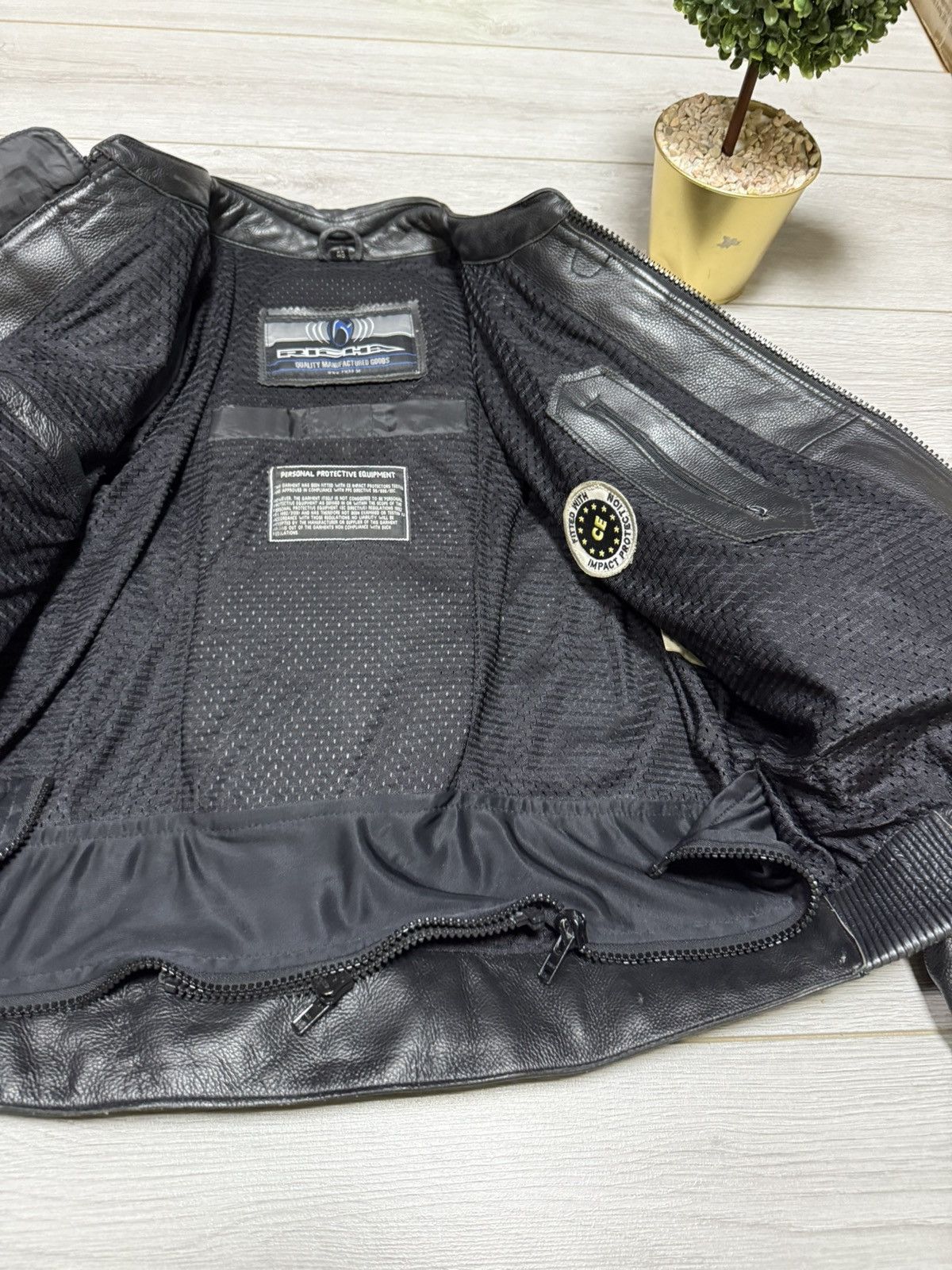 Other Richa leather protection leather jacket zip Size US M / EU 48-50 / 2 - 7 Thumbnail