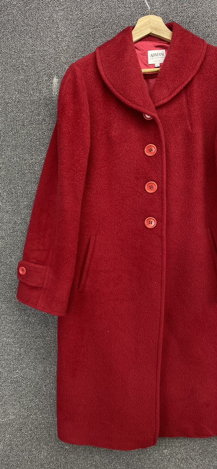 Armani Collezioni Vintage Armani Collezioni Italian Wool Coat Long Jacket Size M / US 6-8 / IT 42-44 - 3 Thumbnail