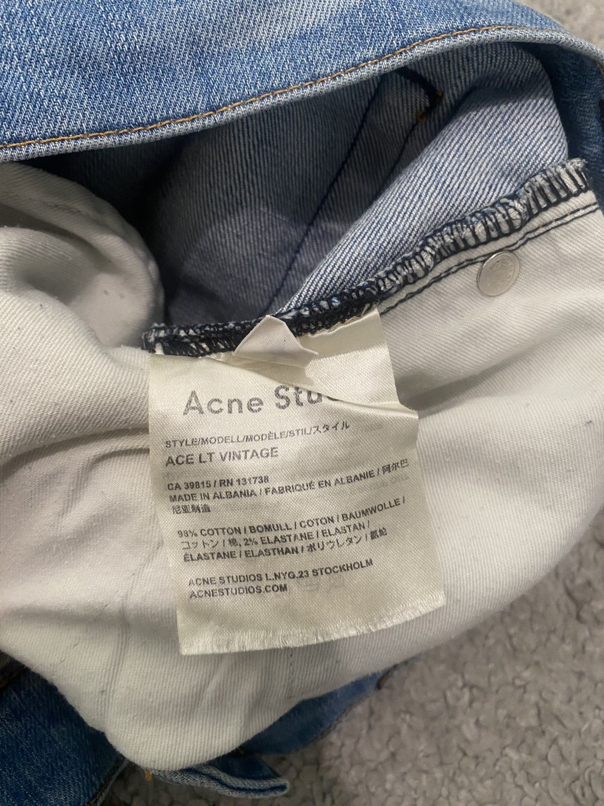 Acne Studios Acne Studios Ace Lt Vintage 31/32 old money y2k scandi pants Size US 31 - 7 Thumbnail