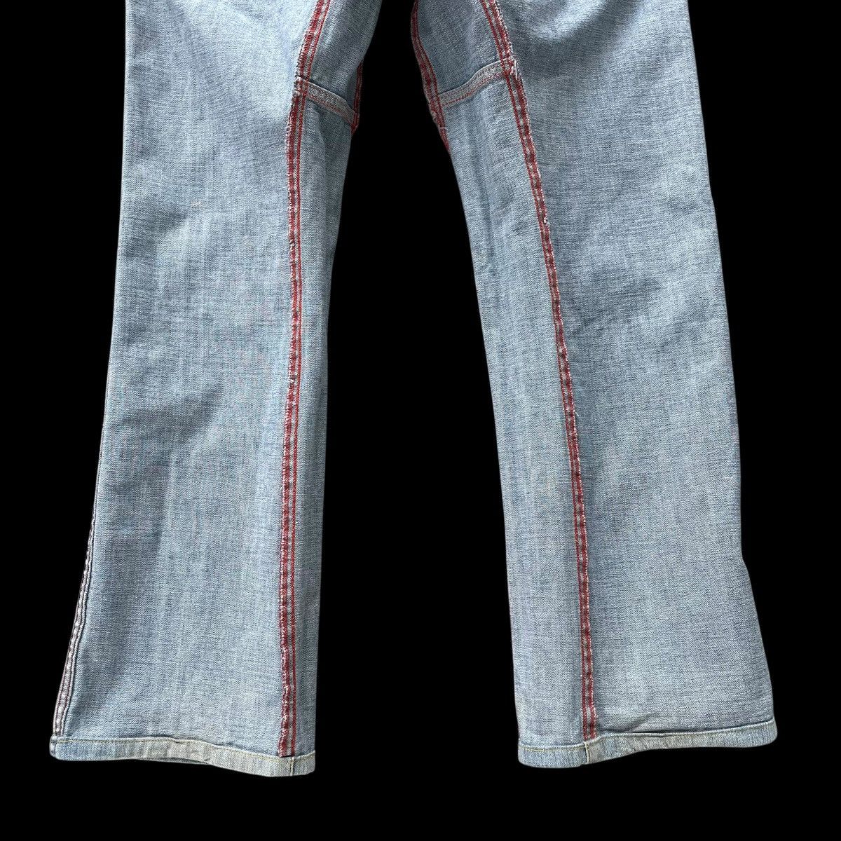 Diesel DIESEL INDUSTRY FLARE SPIRAL CUT FLY BUTTON DENIM PANTS Size US 30 / EU 46 - 4 Thumbnail