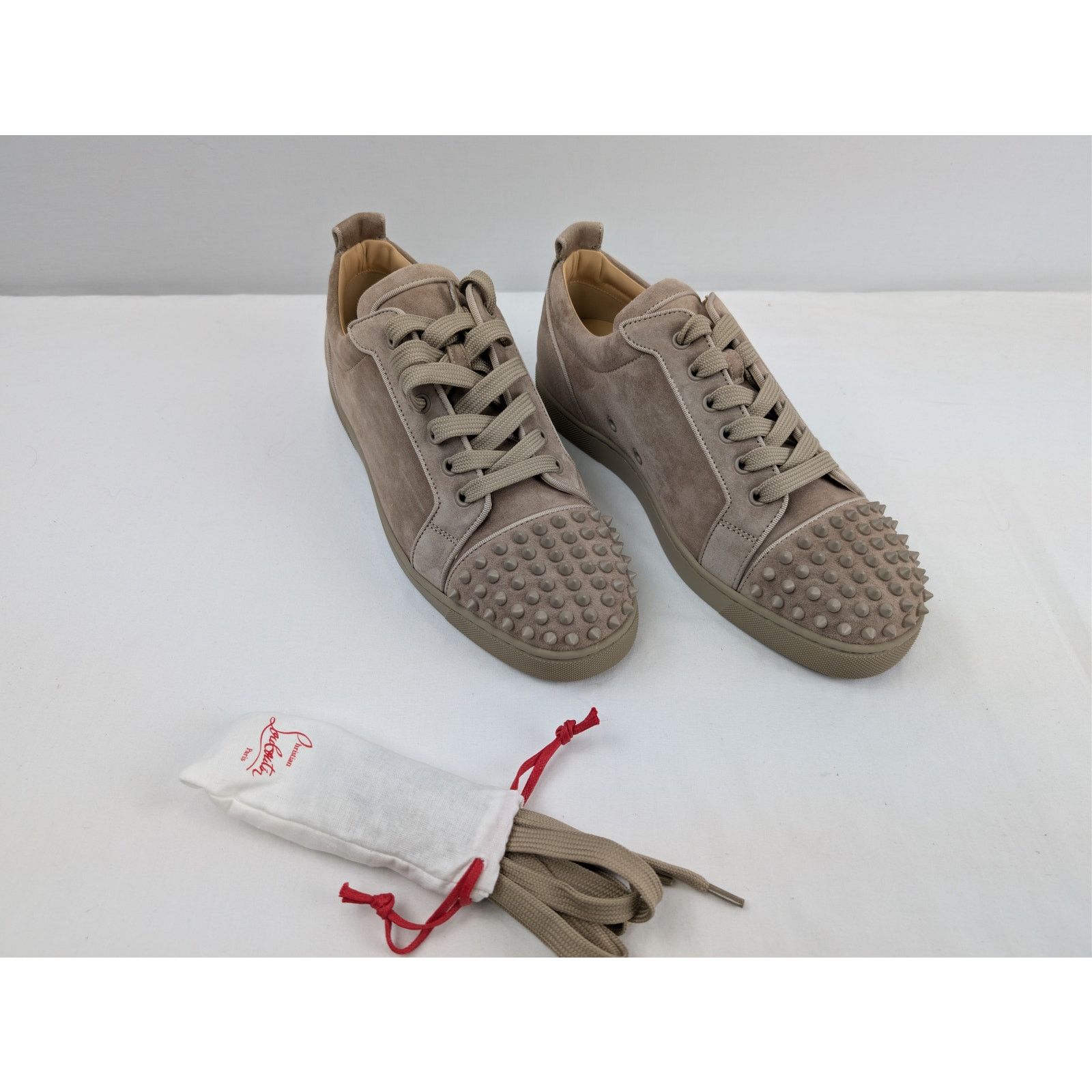 Christian Louboutin o1rshd1 Louis Junior Spikes Orlato Sneakers in Brown 46 Size US 13 / EU 46 - 6 Thumbnail