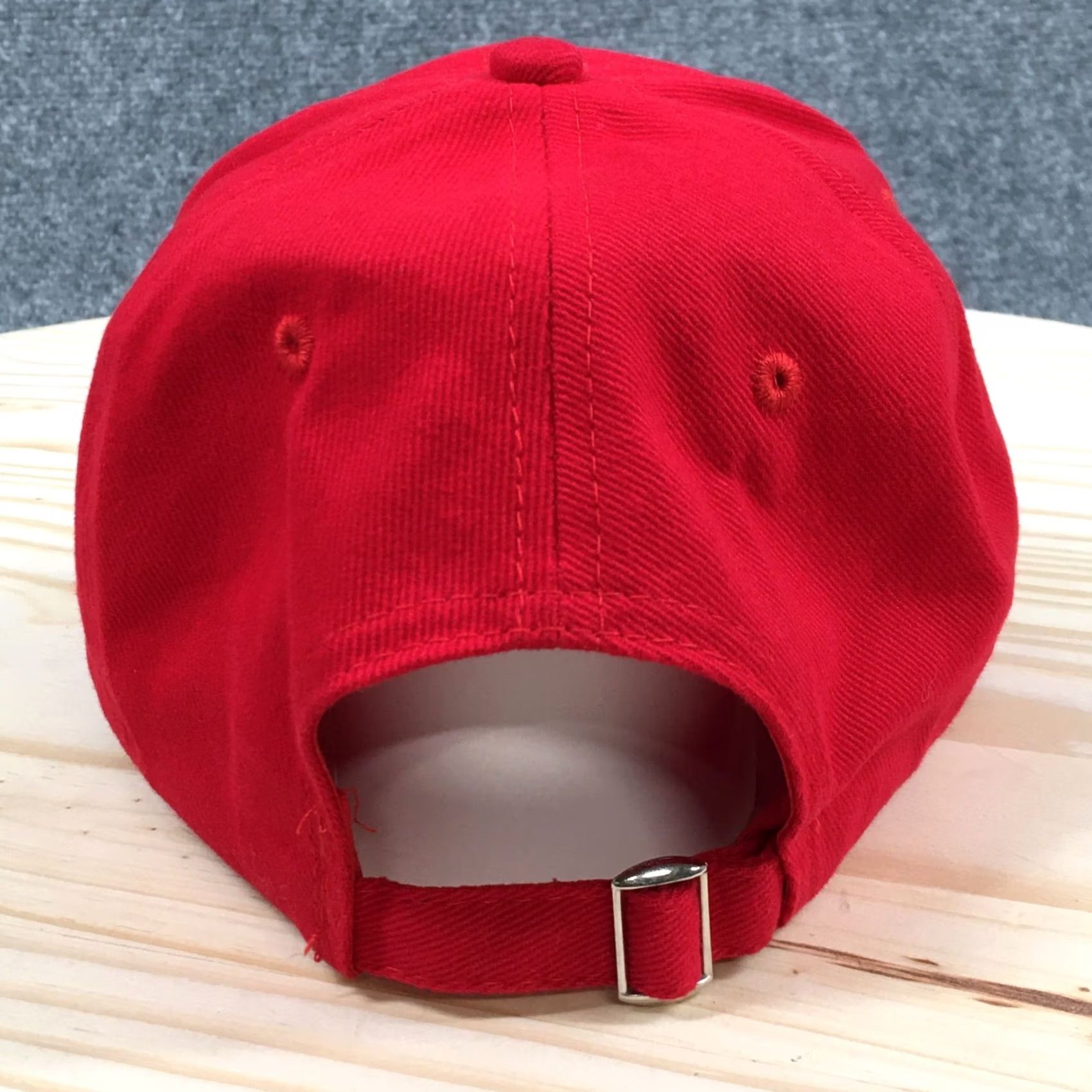 CO Bubba Gump Shrimp Co Baseball Cap Hat Mens OS Red Embroidered Logo Adjustable Size ONE SIZE - 7 Thumbnail