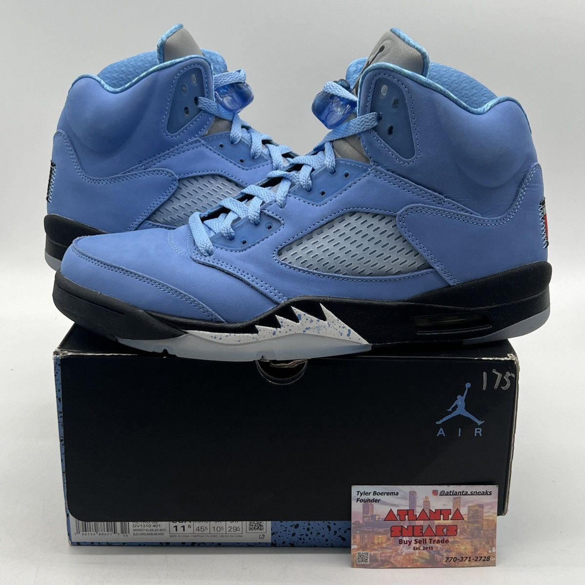 Jordan Brand Air Jordan 5 Unc Size US 11.5 / EU 44-45 - 1 Thumbnail