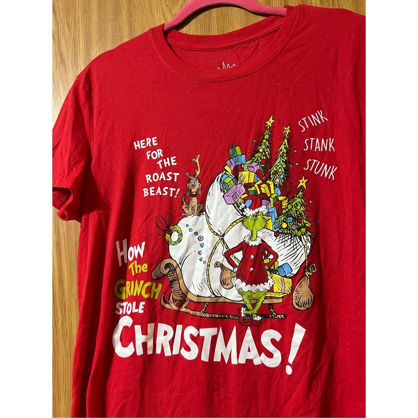 Other Dr. Seuss The Grinch Christmas Red T-shirt Woman’s Size Larg Size L / US 10 / IT 46 - 2 Thumbnail