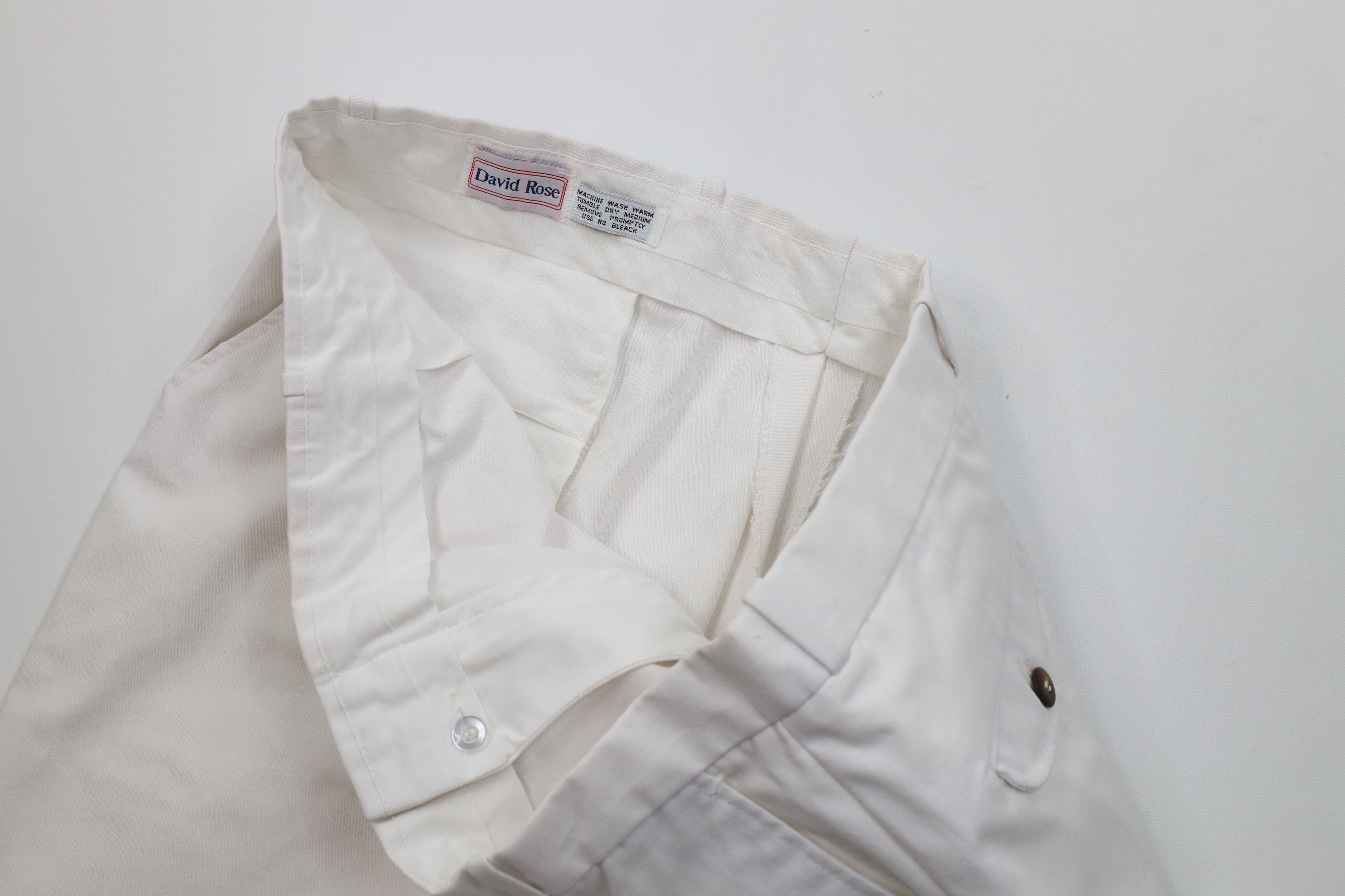 Vintage Vintage 90s Streetwear Wide Leg Chino Pants Trousers White Size US 38 / EU 54 - 10 Thumbnail
