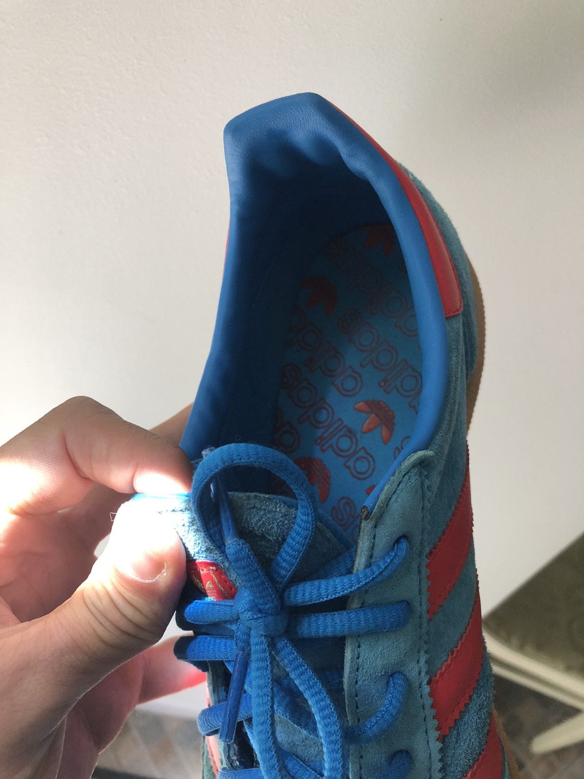 Adidas Adidas spezial samba red blue sneakers 46 Size US 11.5 / EU 44-45 - 6 Thumbnail