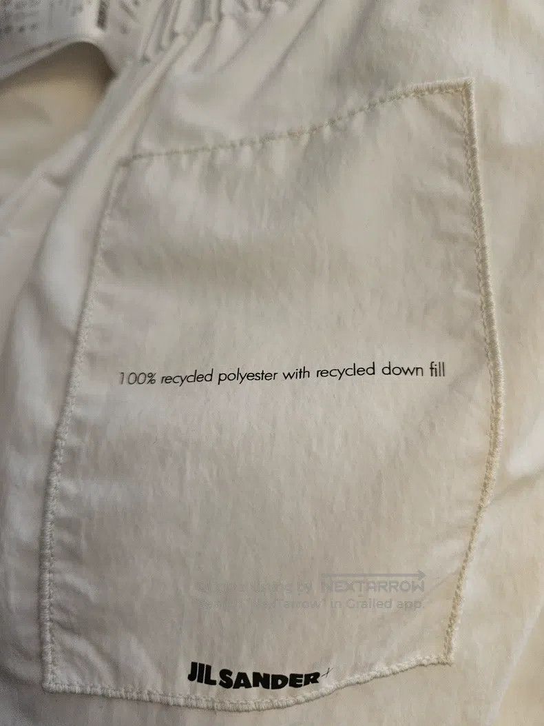 Jil Sander Jil Sander size 34 Cream loose silhouette down jacket Size M / US 6-8 / IT 42-44 - 5 Thumbnail