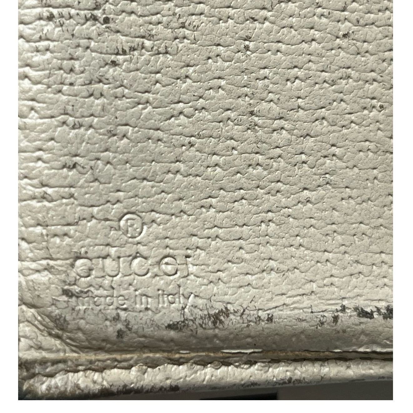 Gucci Gucci D Ring GG Canvas leather Continental Wallet Cream Size ONE SIZE - 4 Thumbnail
