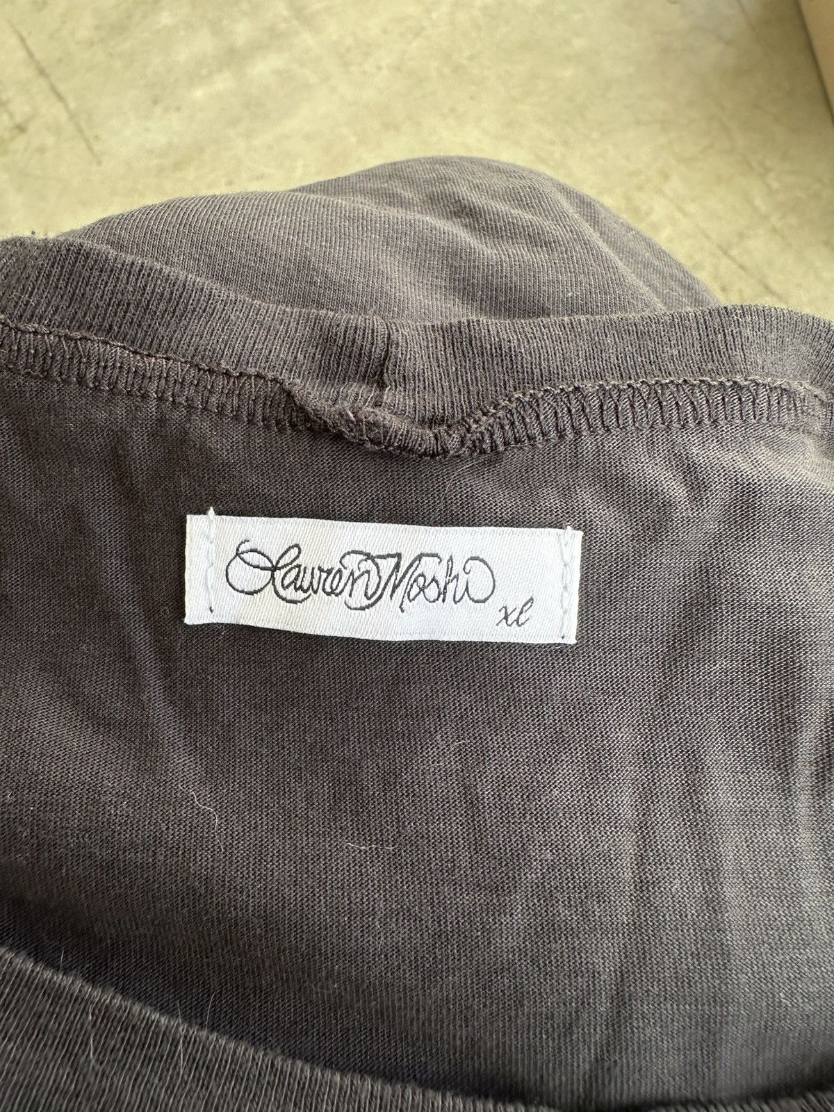 Vintage NEW Authentic Lauren Moshi Designer Motley Crue Grunge Tee Size US XL / EU 56 / 4 - 6 Thumbnail