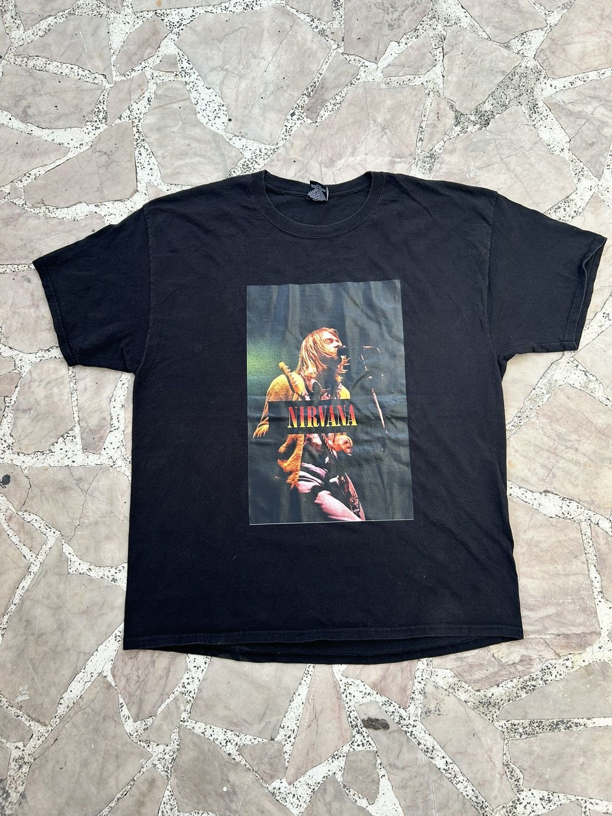 Nirvana Nirvana Kurt Cobain Photo Black Tee Size US M / EU 48-50 / 2 - 1 Thumbnail