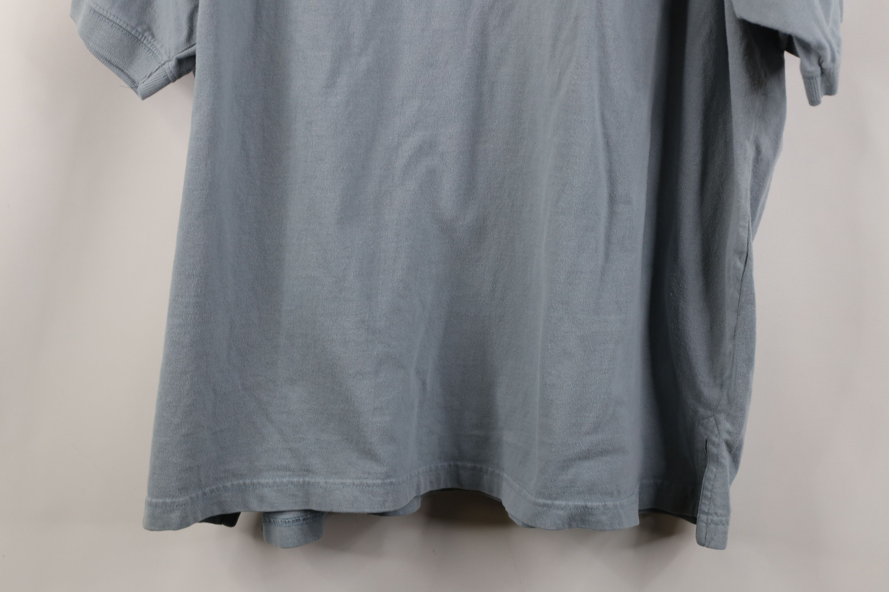 Carhartt Vintage 90s Carhartt Spell Collared Polo Shirt Steel Blue Size US XXL / EU 58 / 5 - 14 Thumbnail