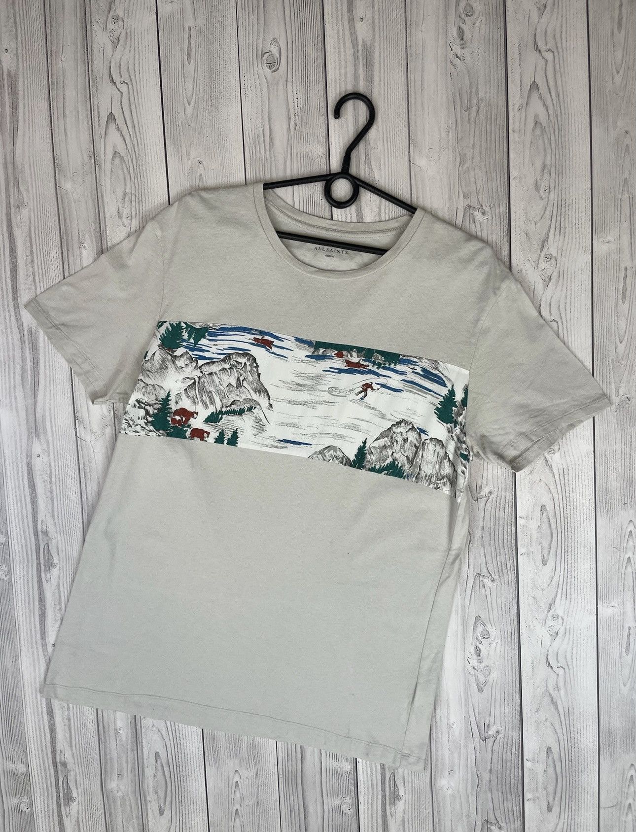 Allsaints Vintage allsaints tee logo snow size M rare winter Size US M / EU 48-50 / 2 - 1 Thumbnail