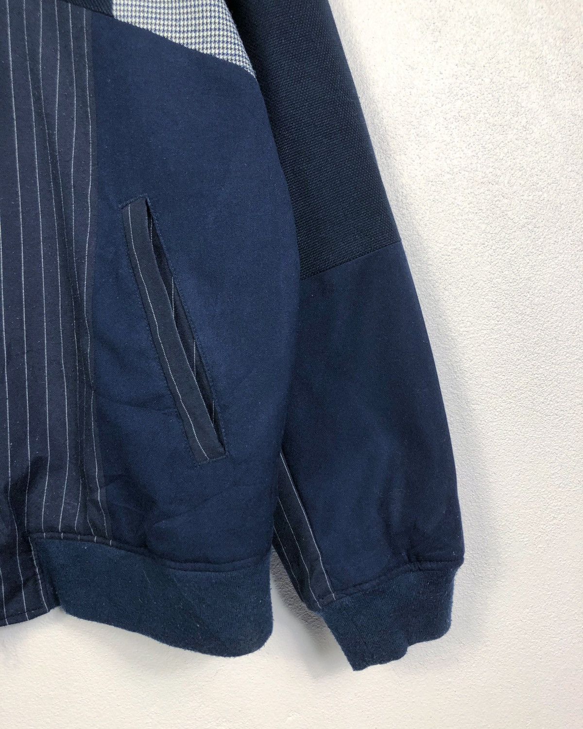 Japanese Brand Rare Inherit Japan Patchwork Zipper Jacket Size US L / EU 52-54 / 3 - 5 Thumbnail