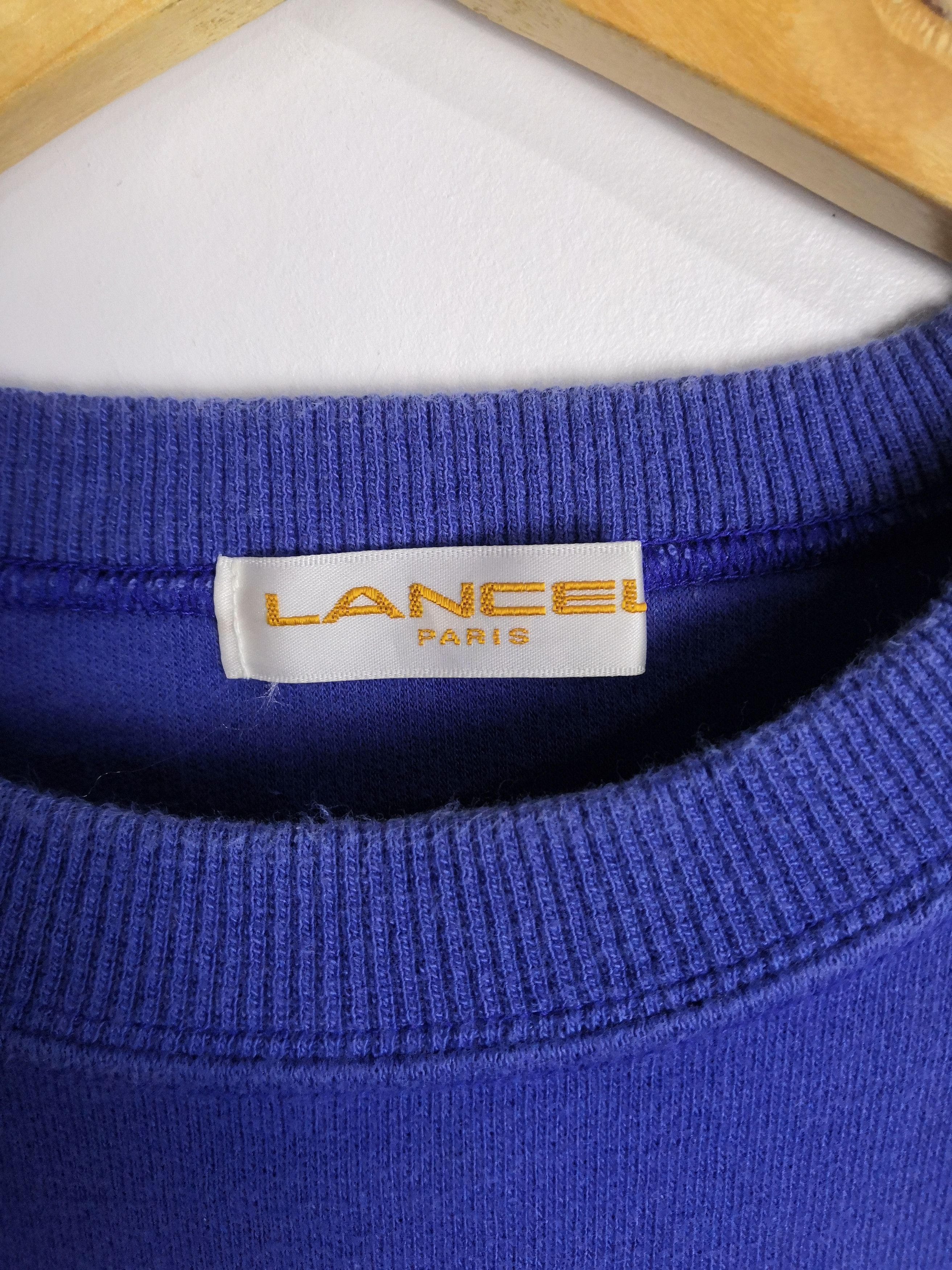 Lancel Vintage 90s Lancel Sweatshirt Embroidery Big Logo Size US L / EU 52-54 / 3 - 4 Thumbnail