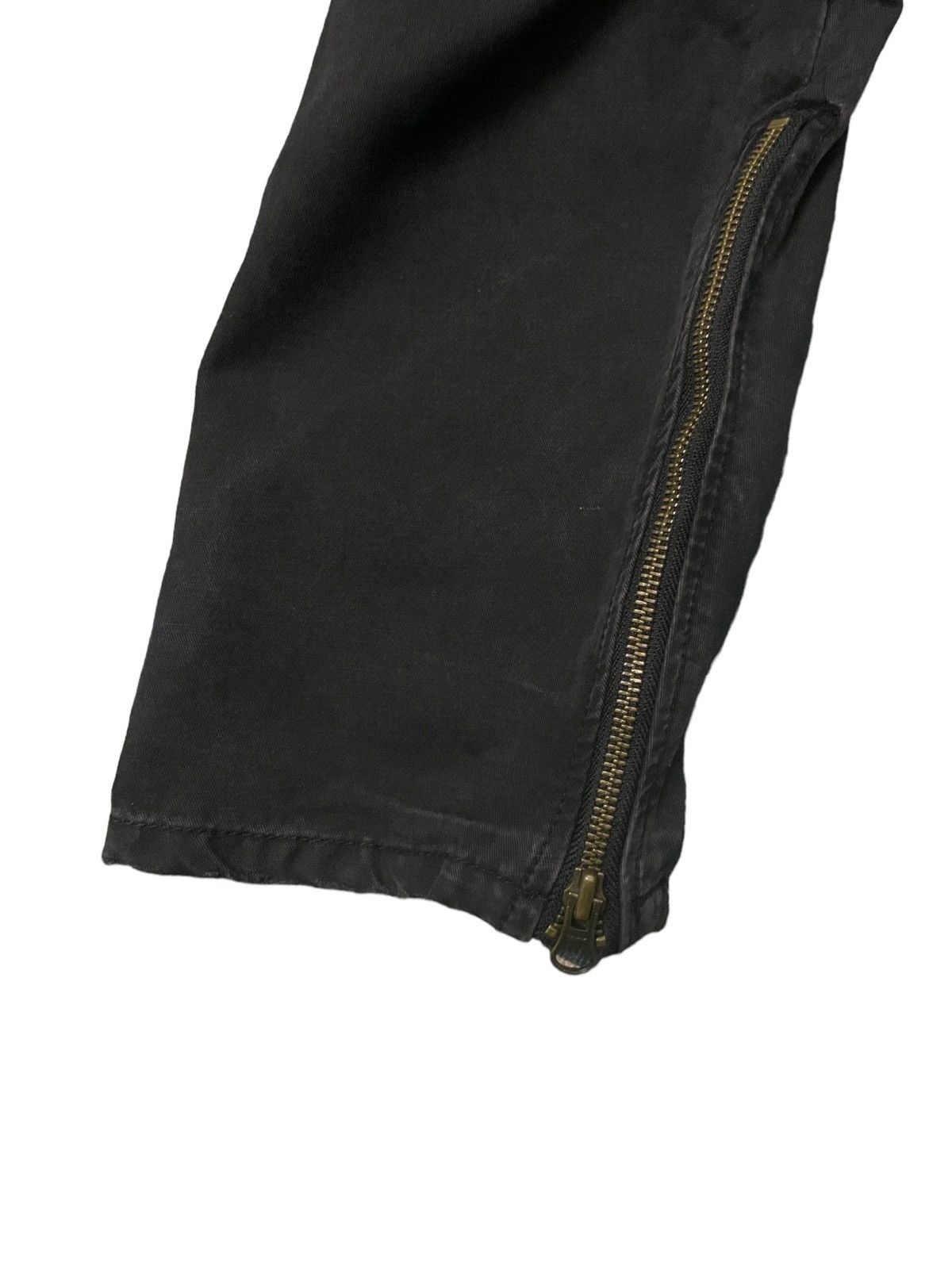 Issey Miyake × PPFM × Tete Homme PPFM Japan Bondage Double Knee Zipper Black Tech Cargo Pants Size US 32 / EU 48 - 6 Thumbnail