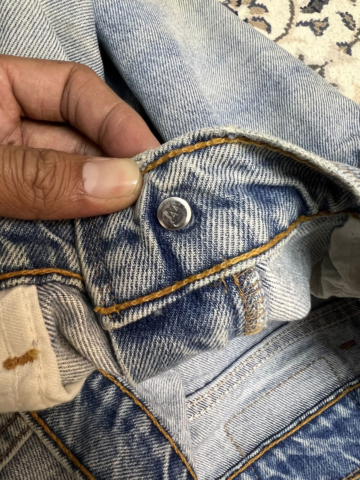 Levi's Levis Orange Tab Distressed Denim Size US 33 - 14 Thumbnail