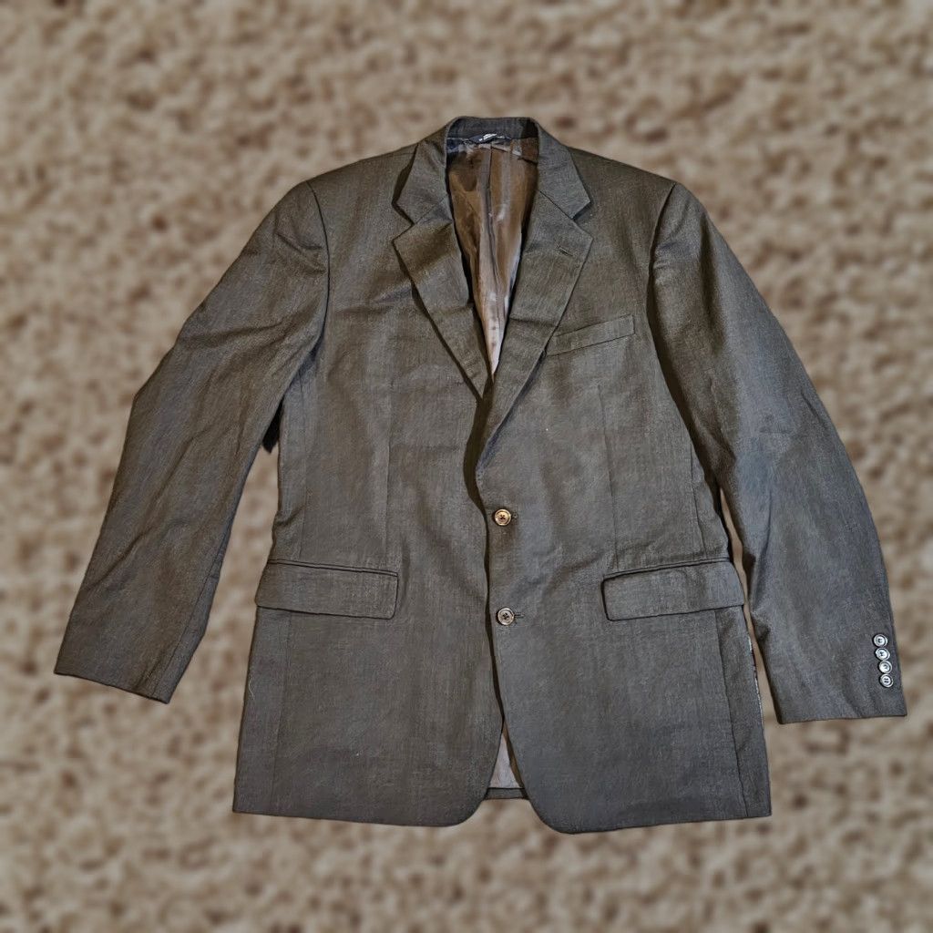 Brooks Brothers Brooks Brothers Blazer Mens Black 44 Wool Sport Coat Jacket Two Button Career Regular Fit Jacket Mens 44 Black Wool Blazer Brooks Brothers Size 44R - 1 Thumbnail