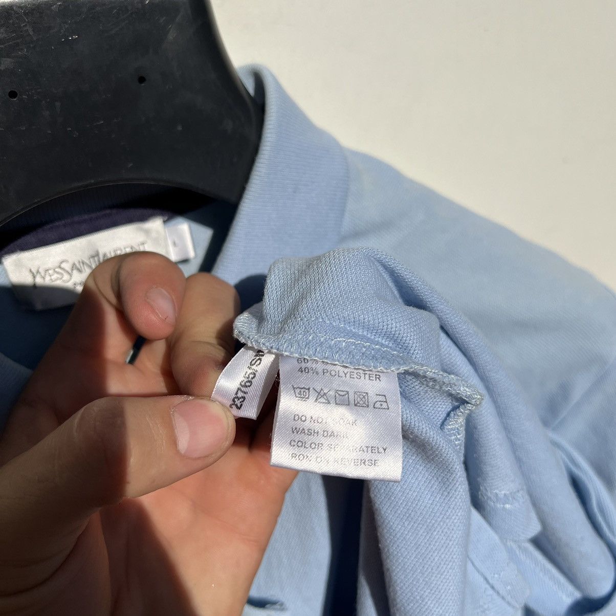 Vintage × Yves Saint Laurent Yves Saint Laurent polo Size US L / EU 52-54 / 3 - 8 Thumbnail