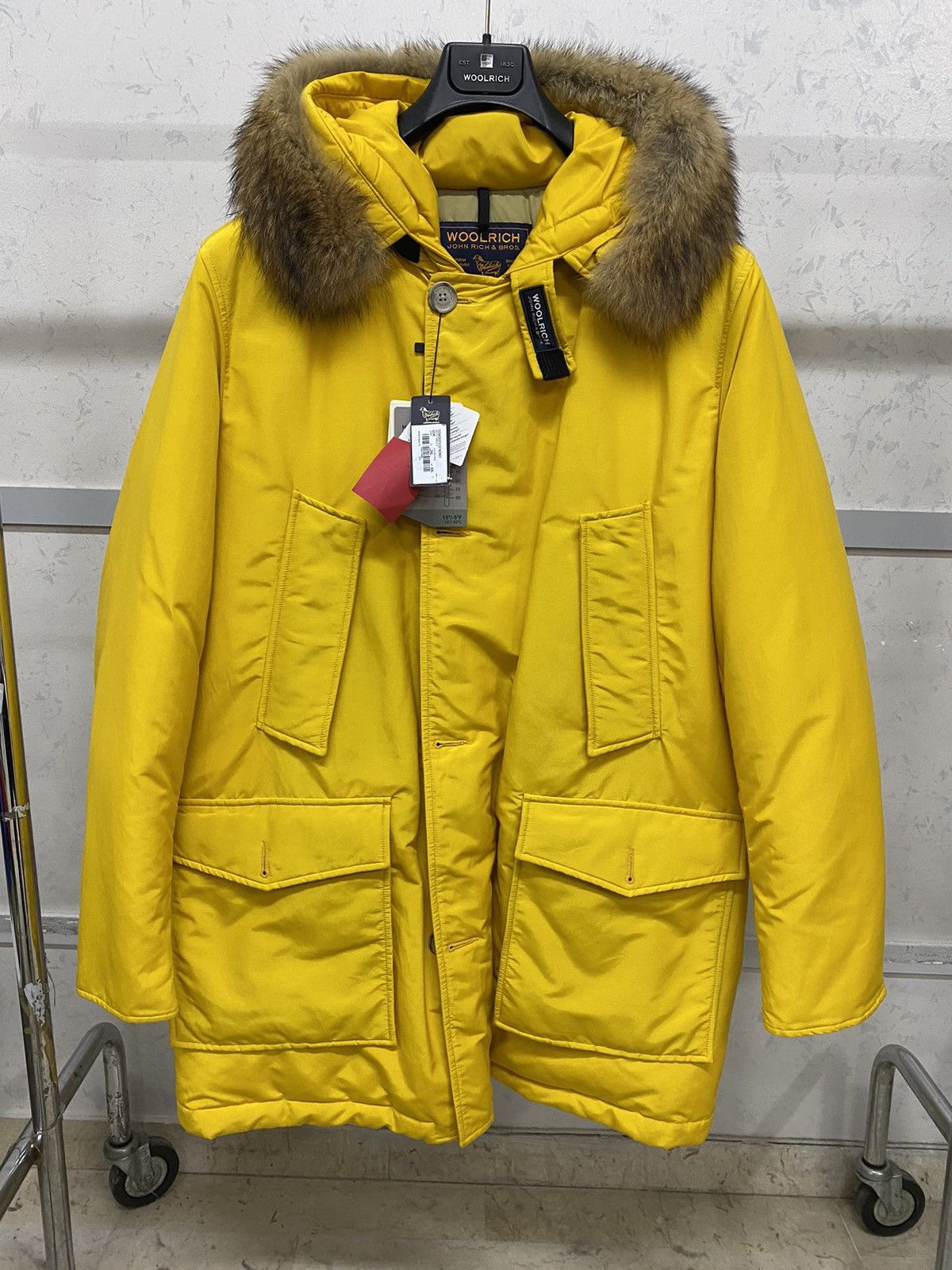 Other Woolrich Arctic Parka, size XXXL, yellow, new with tag Size US XXL / EU 58 / 5 - 4 Thumbnail