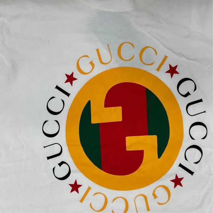 Gucci Gucci FW23 Colorful Logo Print T-Shirt-2507 Size S / US 4 / IT 40 - 6 Thumbnail