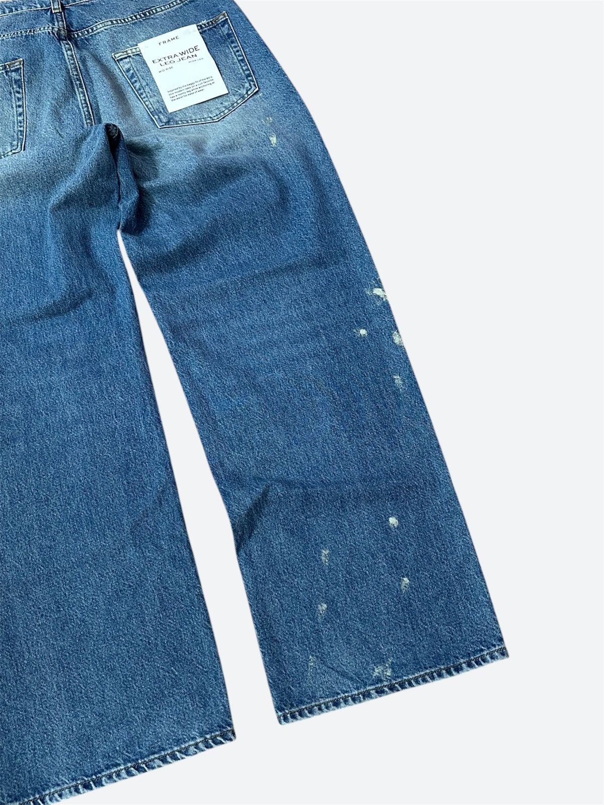 Frame Frame Extra Wide Jeans Washed Blue 31 Size US 31 - 6 Thumbnail