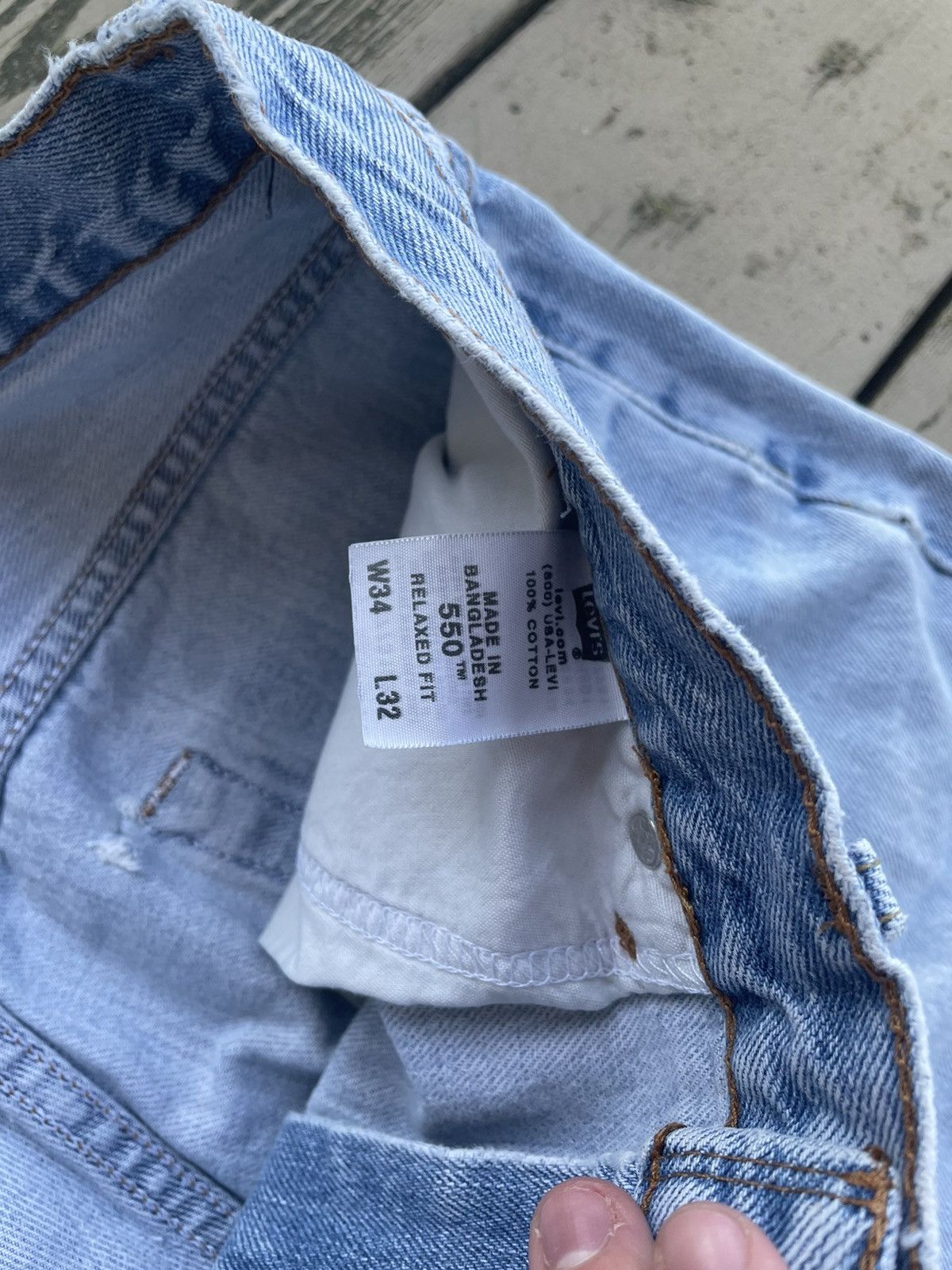 Levi's × Levi's Vintage Clothing × Vintage Vintage Levi’s 550 Denim Jeans Size US 34 / EU 50 - 7 Thumbnail