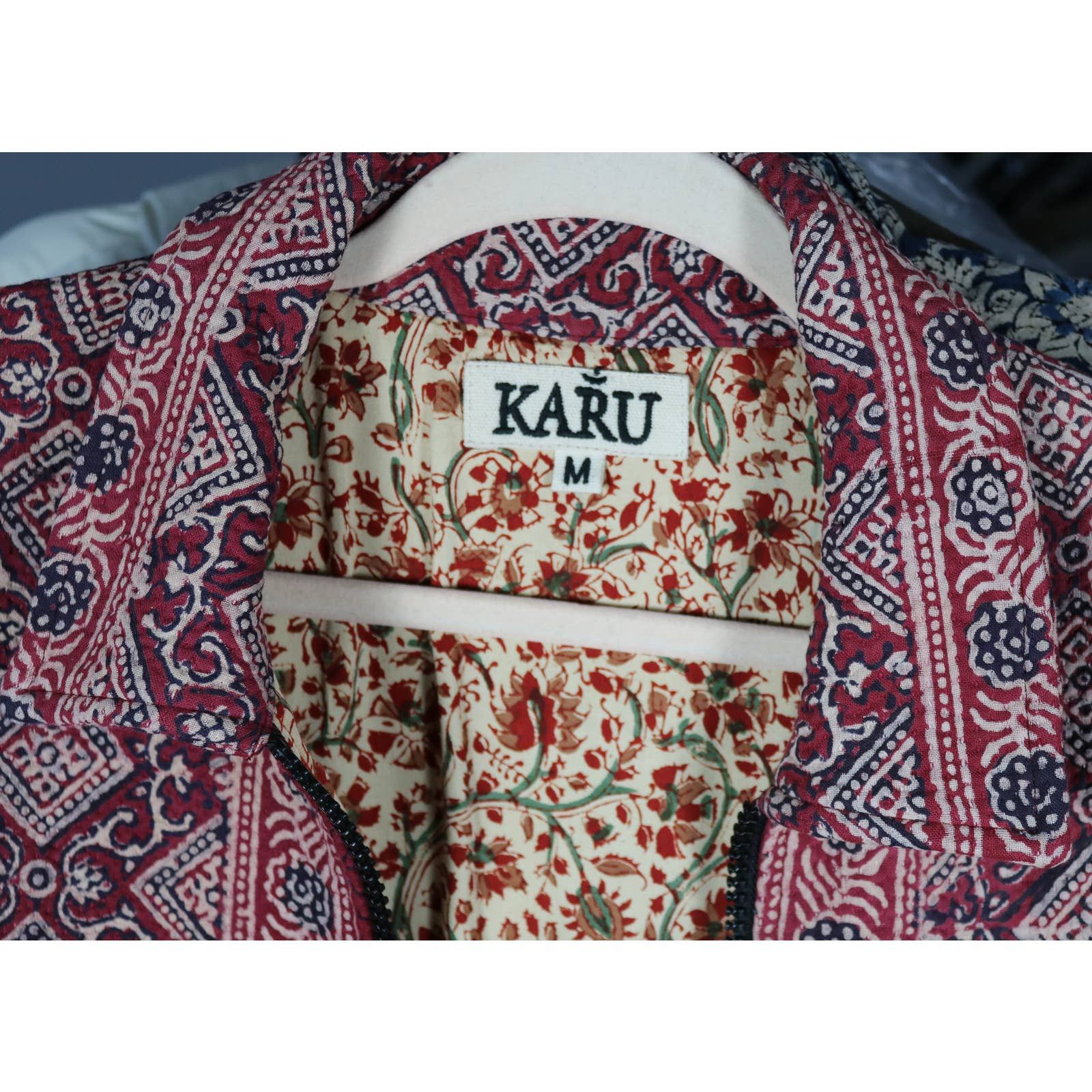Kartik Research Karu Research Kantha Embroidery Work Jacket Medium New Size US M / EU 48-50 / 2 - 2 Thumbnail