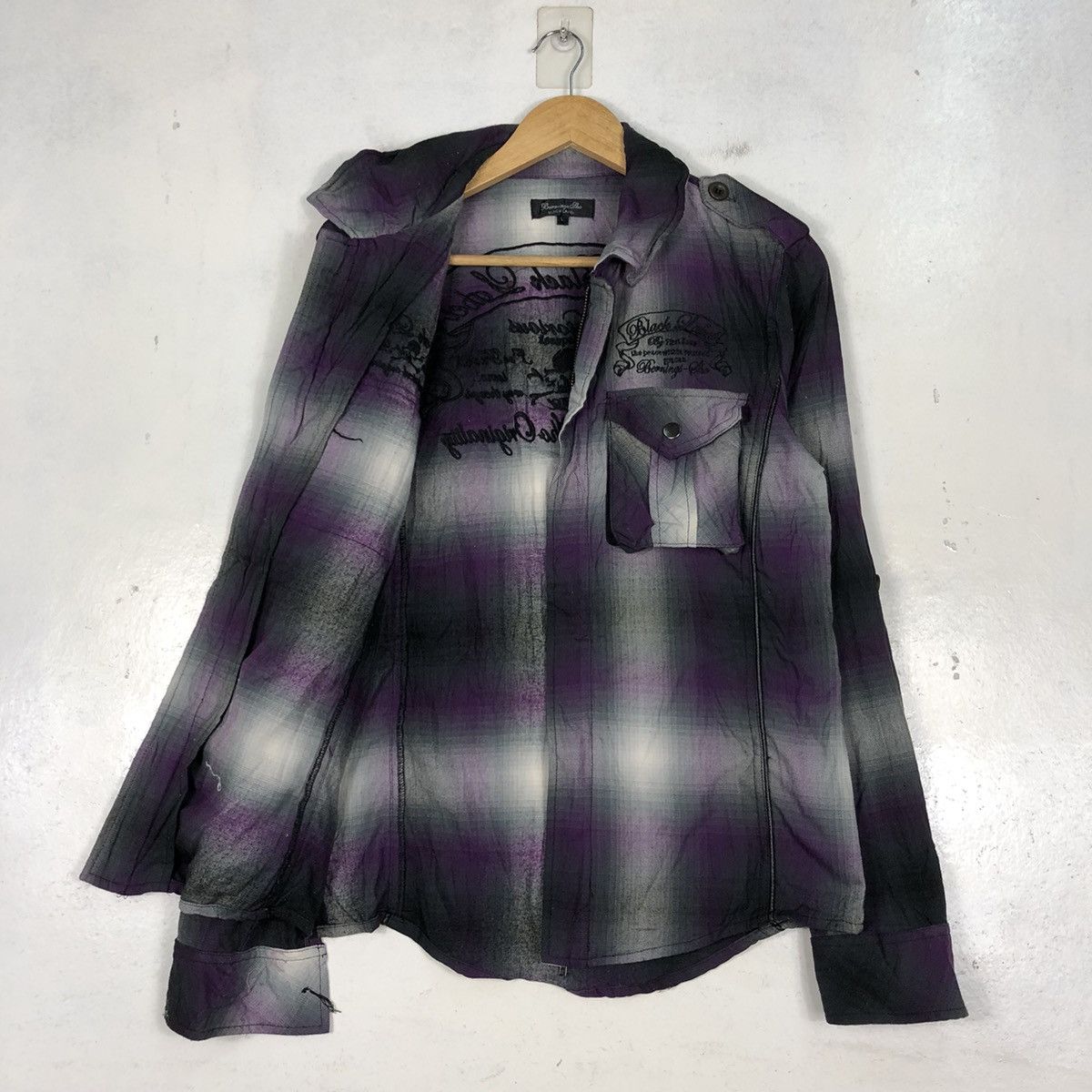 If Six Was Nine × Japanese Brand Black Label Punk Flannel Crazy Design Size US M / EU 48-50 / 2 - 9 Thumbnail