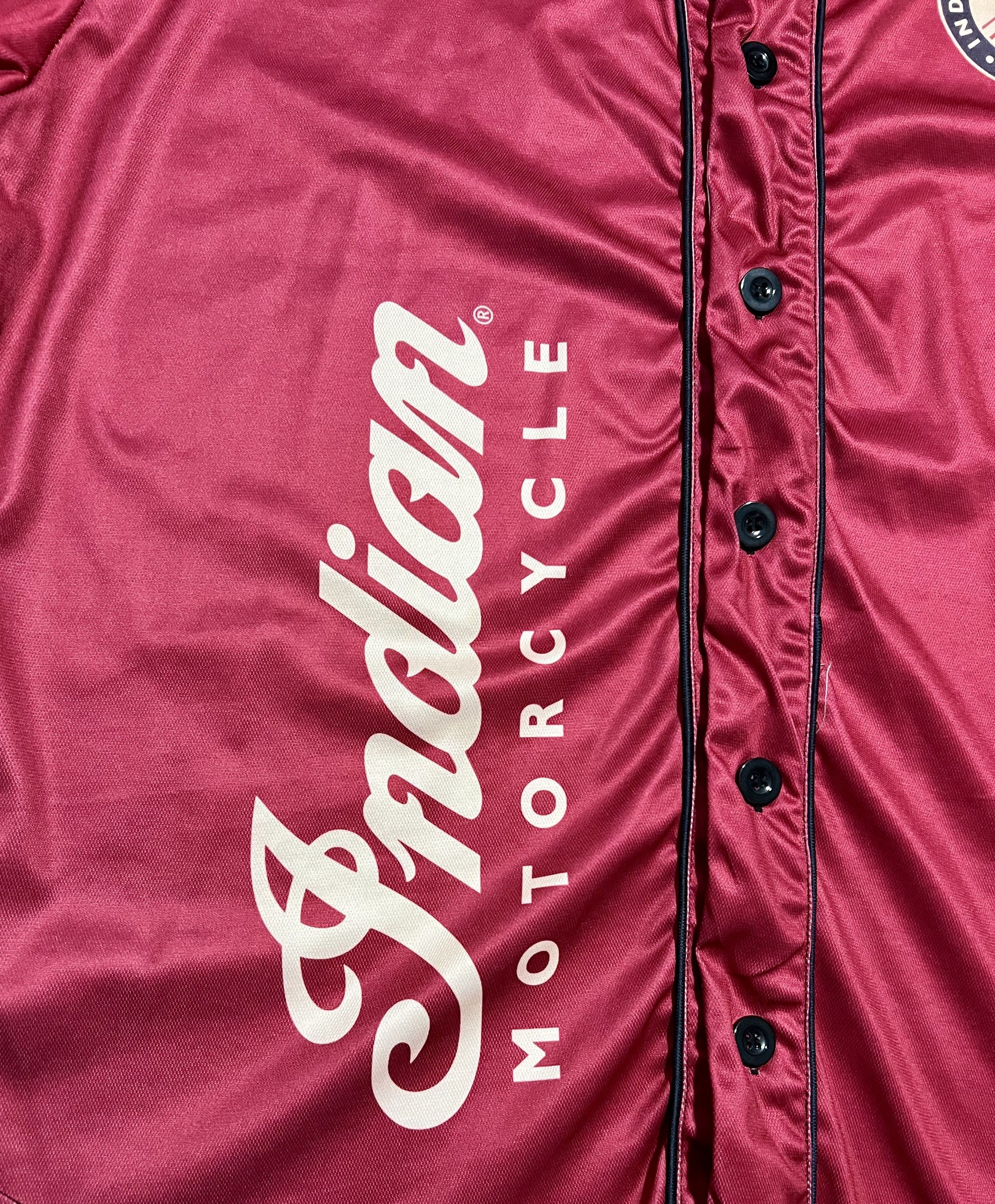 Other Indian Motorcycle Vintage Red Button Up Skull Vintage Jersey Size US L / EU 52-54 / 3 - 4 Thumbnail
