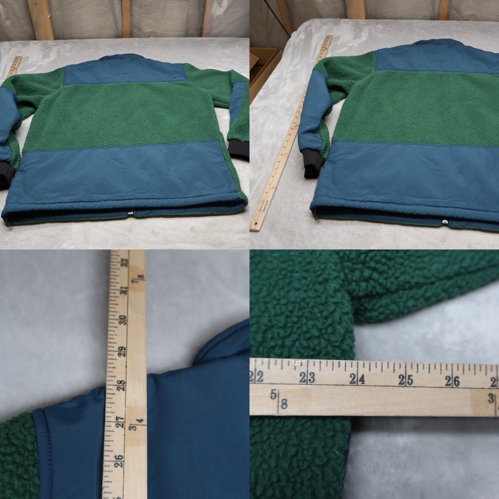 Topo Designs VINTAGE Topo Designs Jacket Men XL Green Subalpine Sherpa Fleece Full Zip Hike Outdoor Size US XL / EU 56 / 4 - 9 Thumbnail