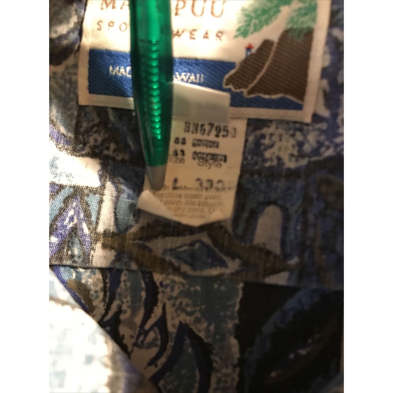 Other Makapuu Sportswear Men’s L Blue Cotton Blend Hawaiian Shirt Size US L / EU 52-54 / 3 - 4 Thumbnail