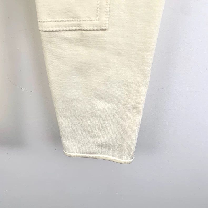 Gucci Gucci Beige striped webbing cotton casual trousers 2505-Nex Size 25" / US 0 / IT 36 - 4 Thumbnail