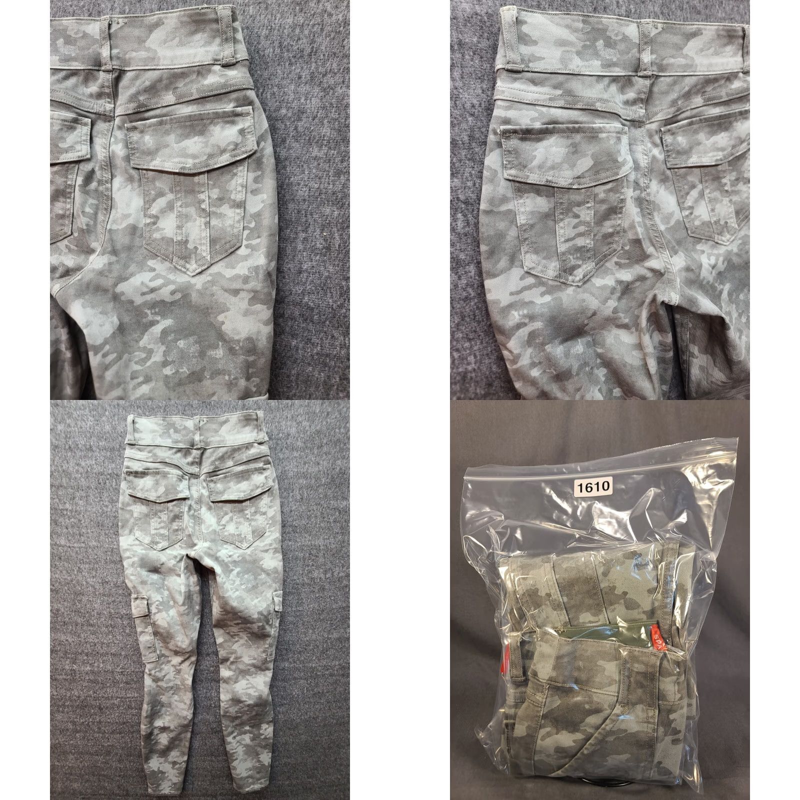 Spanx Spanx Pants Womens XS Petite Stretch Twill Ankle Cargo Camo Leggings 20311Q Size 26" / US 2 / IT 38 - 9 Thumbnail