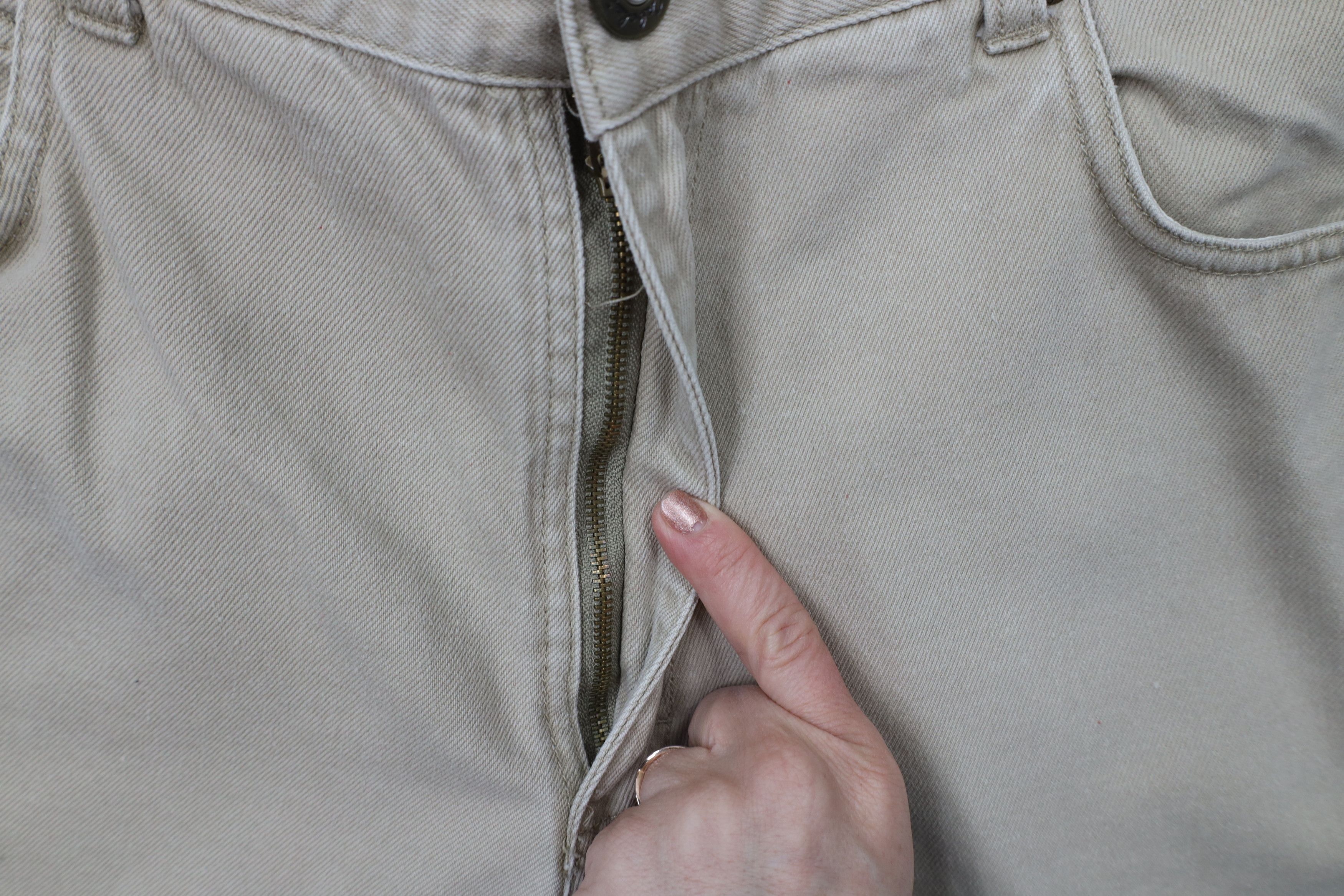 Cabelas × Vintage Vintage 90s Cabelas Straight Leg Denim Jeans Beige Cotton Size US 36 / EU 52 - 8 Thumbnail