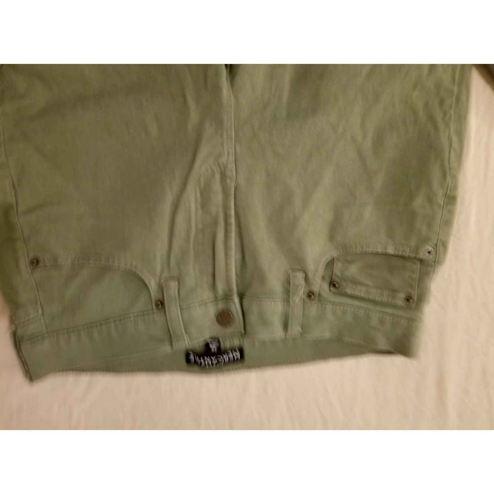 J.Crew Womens J. Crew Jeans Pants 28 Green 30x26 Legging Skinny Jeans Shirt (adjusted for structure) Size 28" / US 6 / IT 42 - 4 Thumbnail