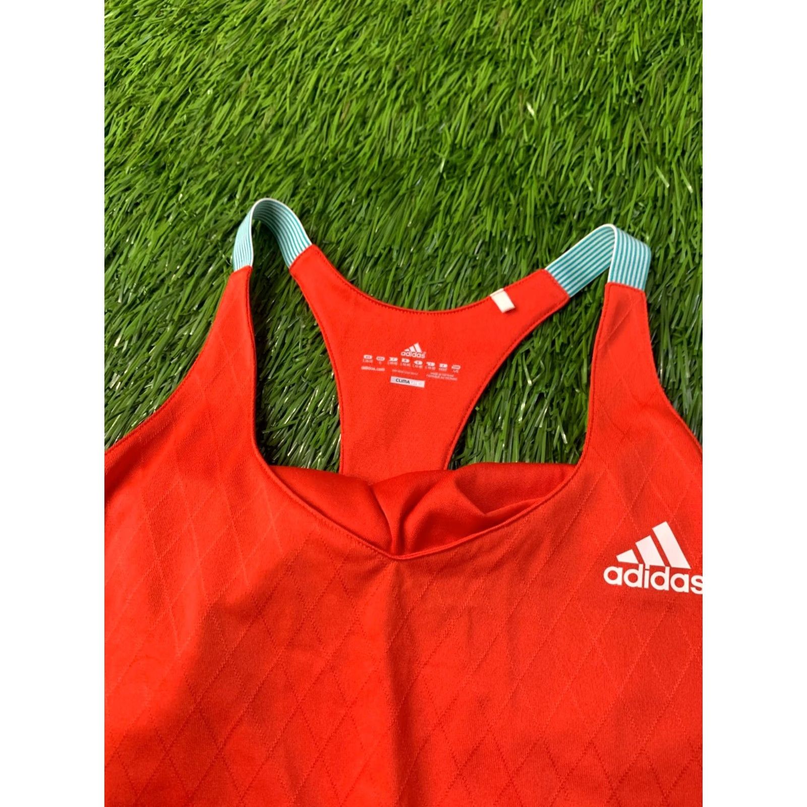 Adidas ADIDAS Tank Shirt Vest Women L Orange White 2011 X17817 Vintage? No Shirt Womens L Regular Size Large Size L / US 10 / IT 46 - 4 Thumbnail