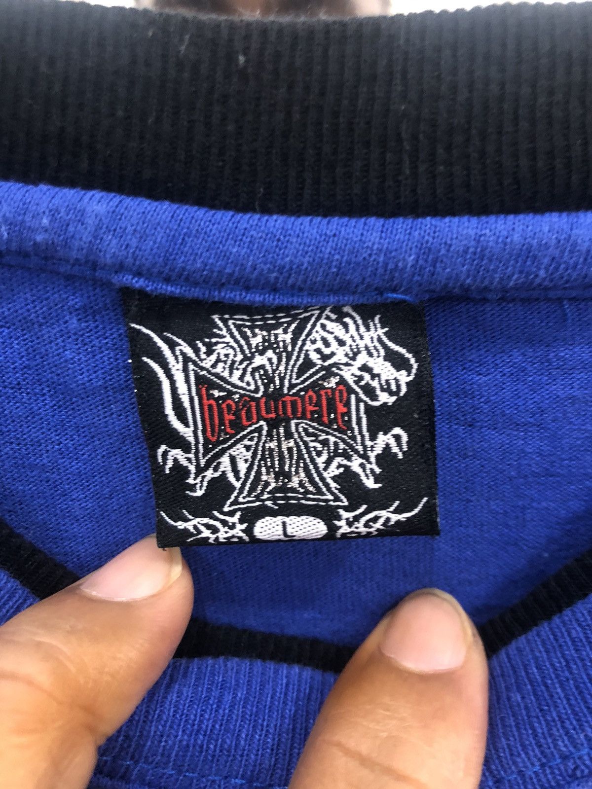 If Six Was Nine Y2K Beaumere Poem Tribal Dragon double layer Longsleeve Size US M / EU 48-50 / 2 - 3 Thumbnail
