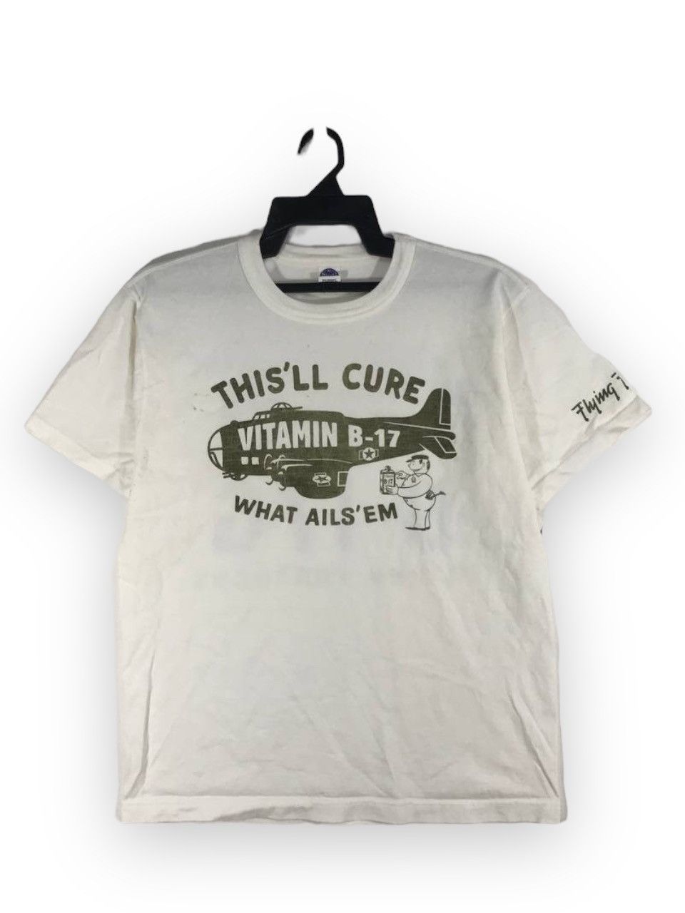 image of Toys Mccoy Design Air Force Vitamin B17 World War One Army in White, Men's (Size Medium)