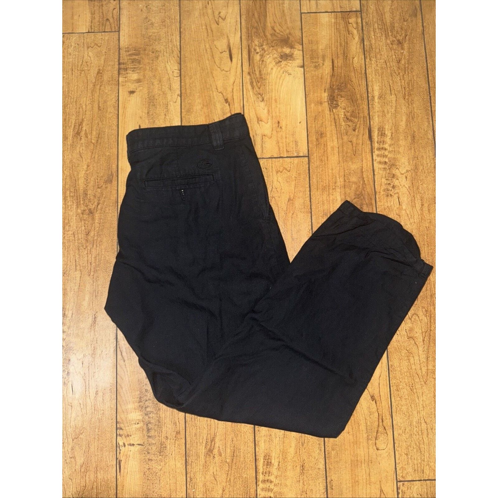 Quicksilver × Vintage Vintage Quicksilver Silver Edition Pants 37x30 Black Size US 37 - 1 Thumbnail