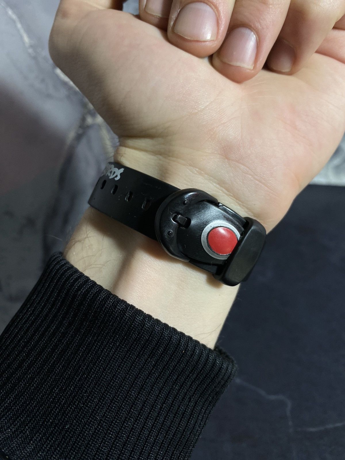 Vintage Angry Birds Digital Watch Black Red Strap Japanese Brand Size ONE SIZE - 4 Thumbnail
