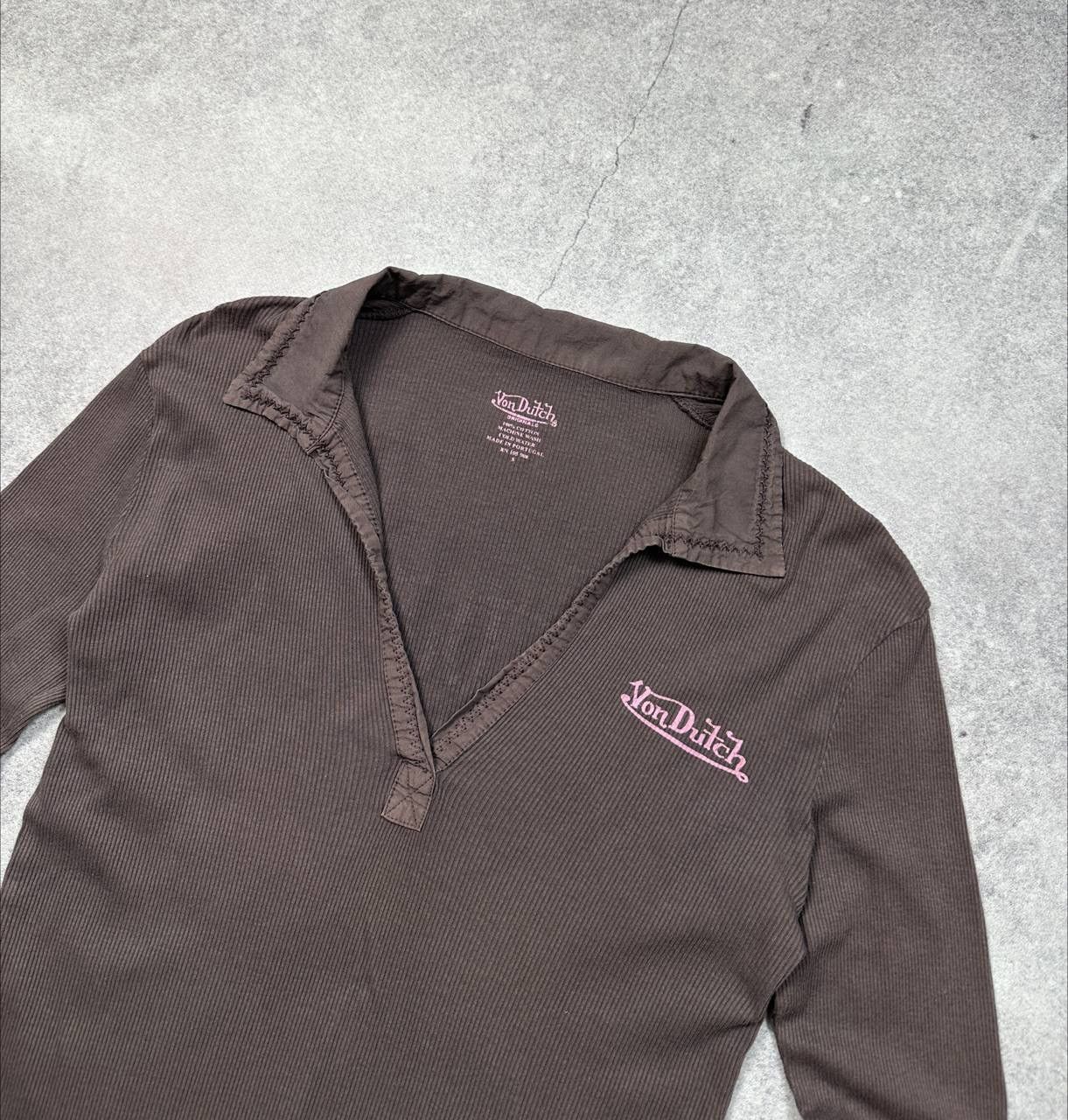 Von Dutch Vintage Von Dutch Women’s Longsleeve Top, Size S – Y2K Retro Size S / US 4 / IT 40 - 2 Thumbnail