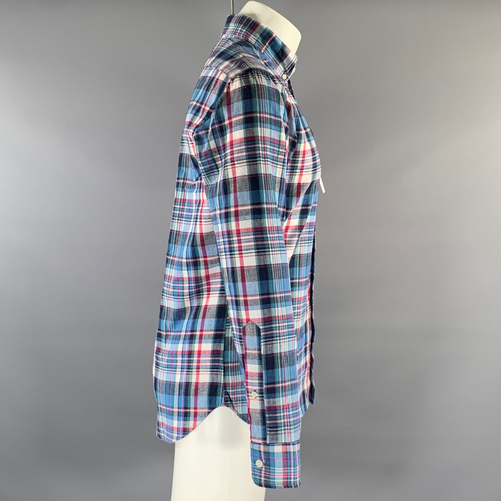 Taylor Stitch TAYLOR STITCH S Blue Multi-Color Plaid Button Down Shirt Size US S / EU 44-46 / 1 - 3 Thumbnail