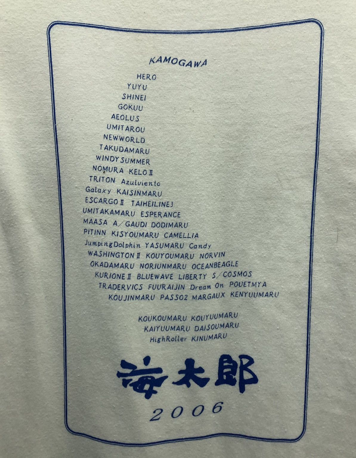 Anime Vintage Kamogawa Highroller Kinumaru 2006 T-Shirt Size US M / EU 48-50 / 2 - 3 Thumbnail