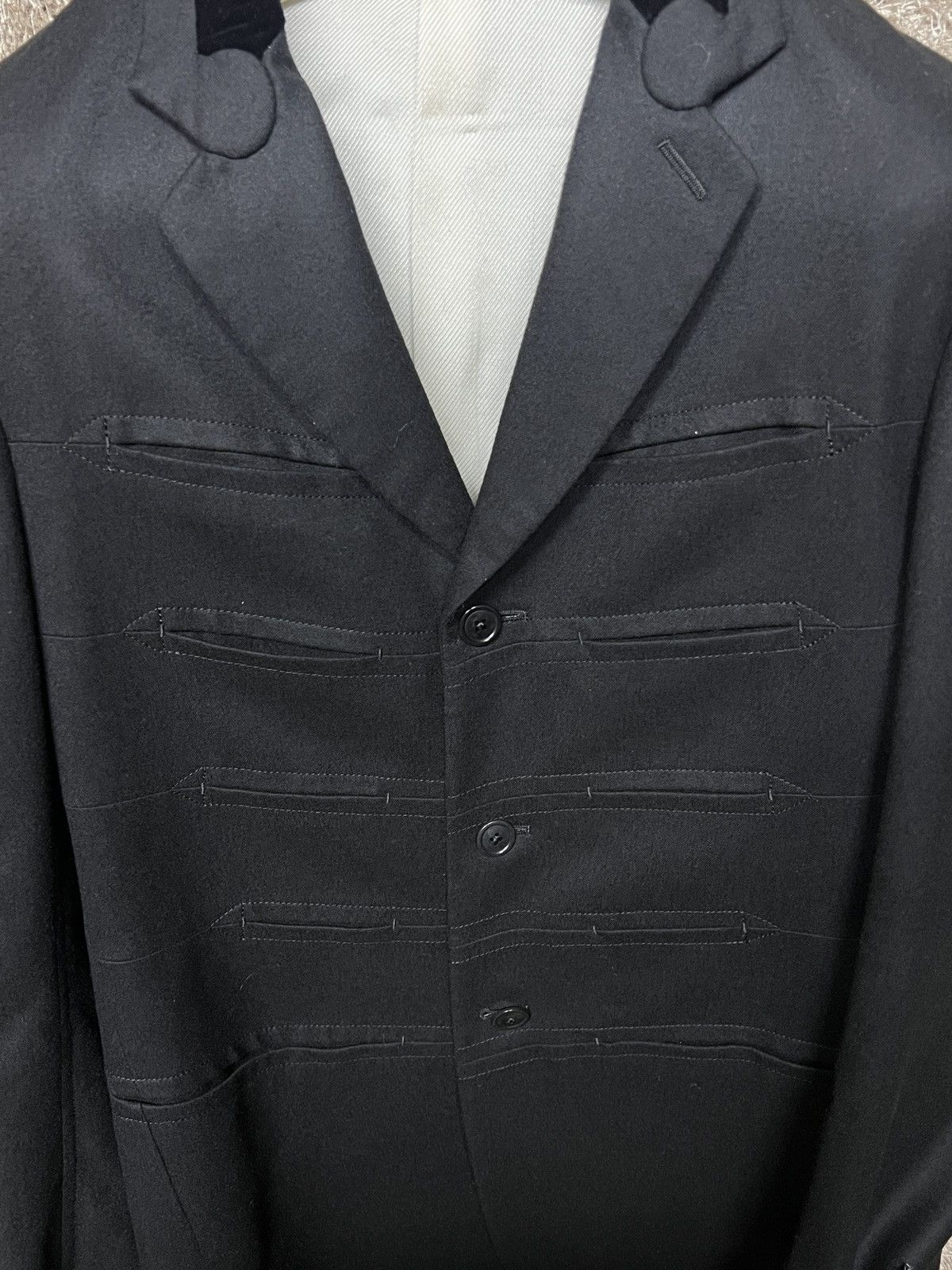 Takahiromiyashita The Soloist. AW17 10-Pocket cut out sleeve Wool Blazer Size 50L - 4 Thumbnail