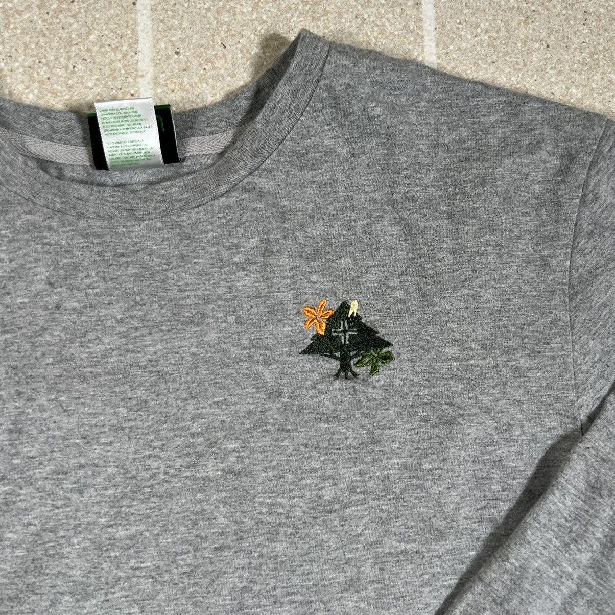 LRG Lifted Research Group Grey Long Sleeve LRG Embroidered Logo Size US XL / EU 56 / 4 - 5 Thumbnail