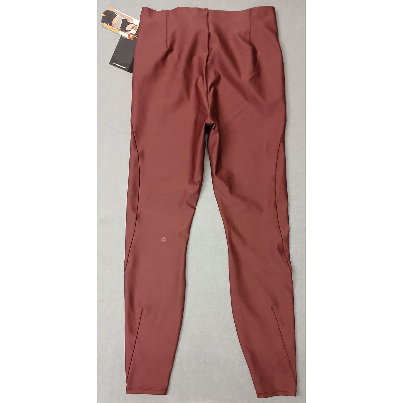Avia Avia (M 8-10) Maroon Women's Stretch Workout Leggings Size 24" / US 00 / IT 34 - 12 Thumbnail