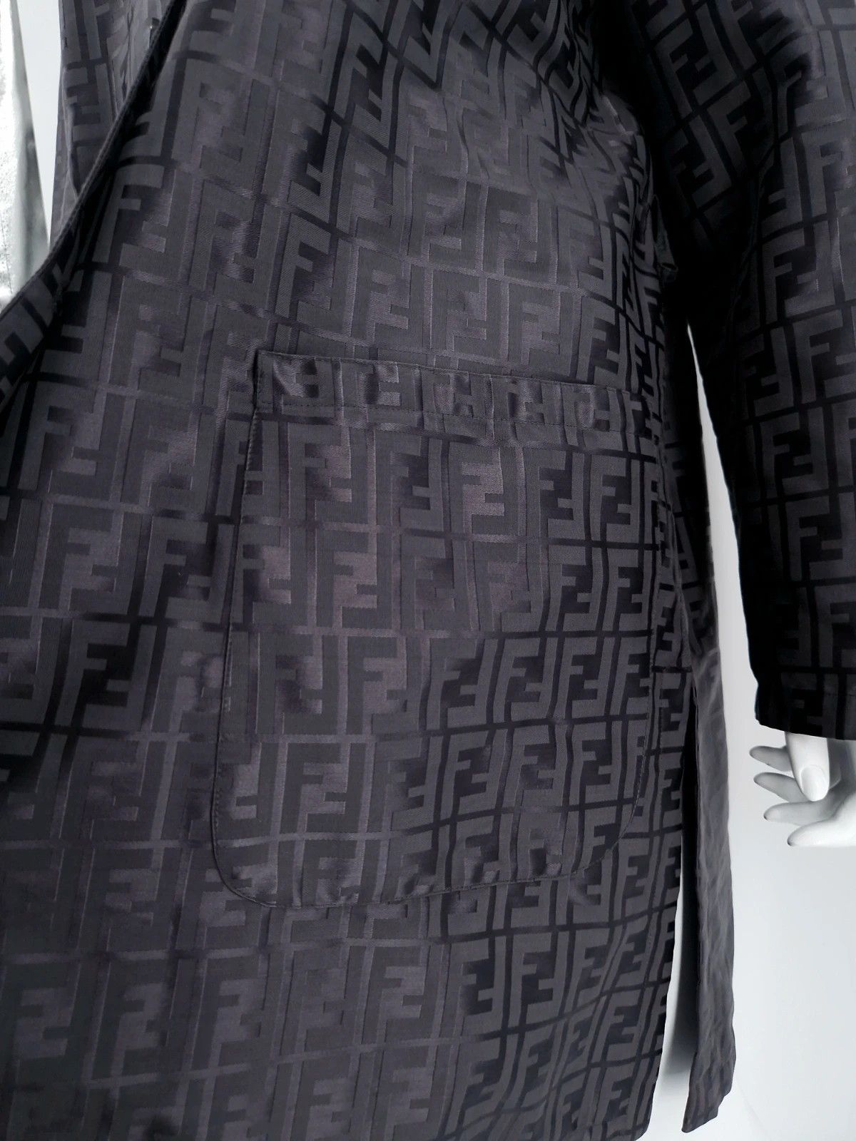 Fendi Fendi Zucca FF Monogram Hooded Trench Coat Size S / US 4 / IT 40 - 14 Thumbnail